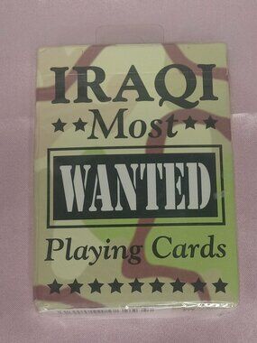 Iraqi Most Wanted Playing Cards